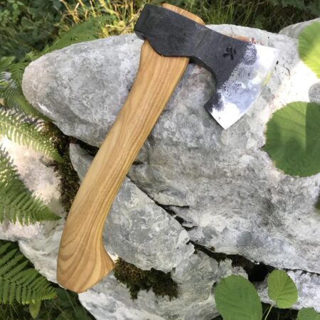 Hand forged Camping axe, Viking axe, Bushcraft axe, Outdoors axe, Camping, Black Hawk, Tomahawk, Carpenters Axe