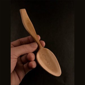 Basic Eating Spoon Template in flexible plastic