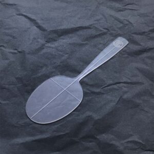 Slim Eating Spoon Template in flexible plastic