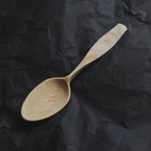 Long Eating Spoon Template in flexible plastic