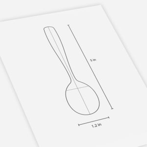 Baby spoon template - Digital Download (PDF)