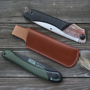 Leather Sheath for Silky Gomboy 210, 240, Pocketboy 170 and Bahco Laplander