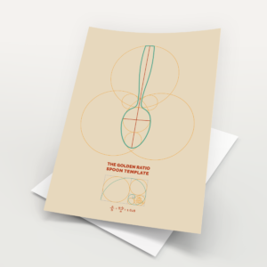 The Golden Ratio Spoon Template - Digital Download - PDF