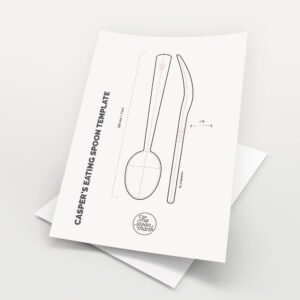 Casper's Eating Spoon Template - Digital Download - PDF