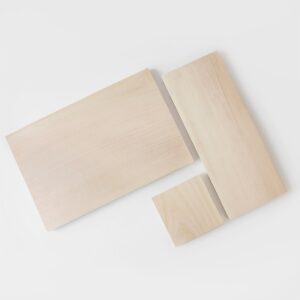 Wood blank for wood carving, decoration, scrapbooking, natural