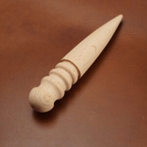 Wooden Leather Edge Burnisher - Slicker