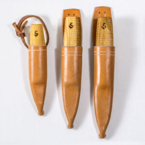 Leather Sheaths for Svante's Wood Carving Knives