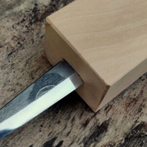 Make your own handle slojd knife not glued with wooden block, Whittling knife, Fresh wood carving, Hand carving
