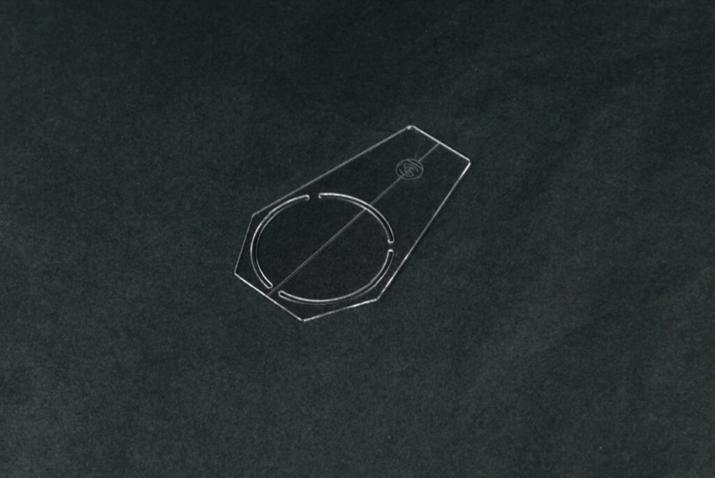 Hexagonal Scoop Template in flexible plastic The Spoon Crank