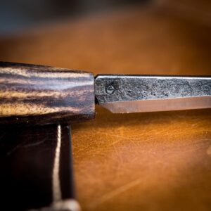 Caapora Wood Carving Knife - 100mm Blade - Angico Handle - Sloyd Knife