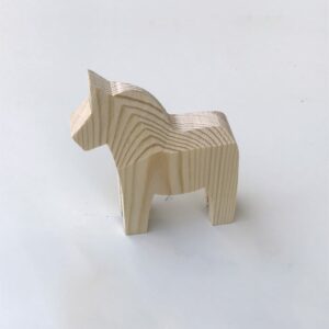 Dala Horse Wooden Blanks for Carving