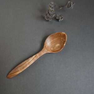 Mountain ash hand carved spoon rowan small wooden spoon