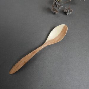 Plum wood hand carved spoon