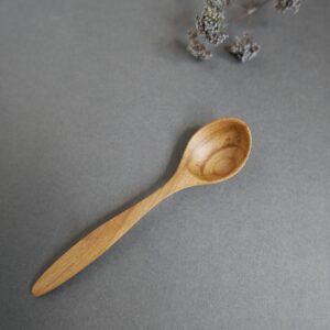 Mountain ash wood hand carved spoon