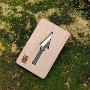 Kolrosing blade, Arrowhead blade, Small carving knife, Fresh wood carving, Handforged, Handcarving, DIY