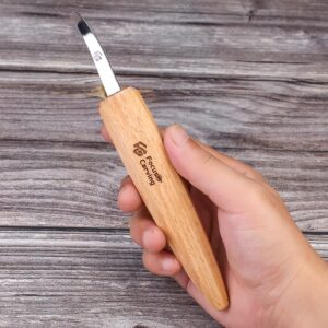 2.0 Focuser Wooden Spoon Carving Middle Knife FC007