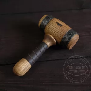 Small Steel Hooped Wooden Mallet (Hammer)