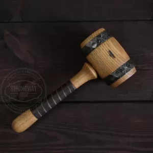 Medium Steel Hooped Wooden Mallet (Hammer)