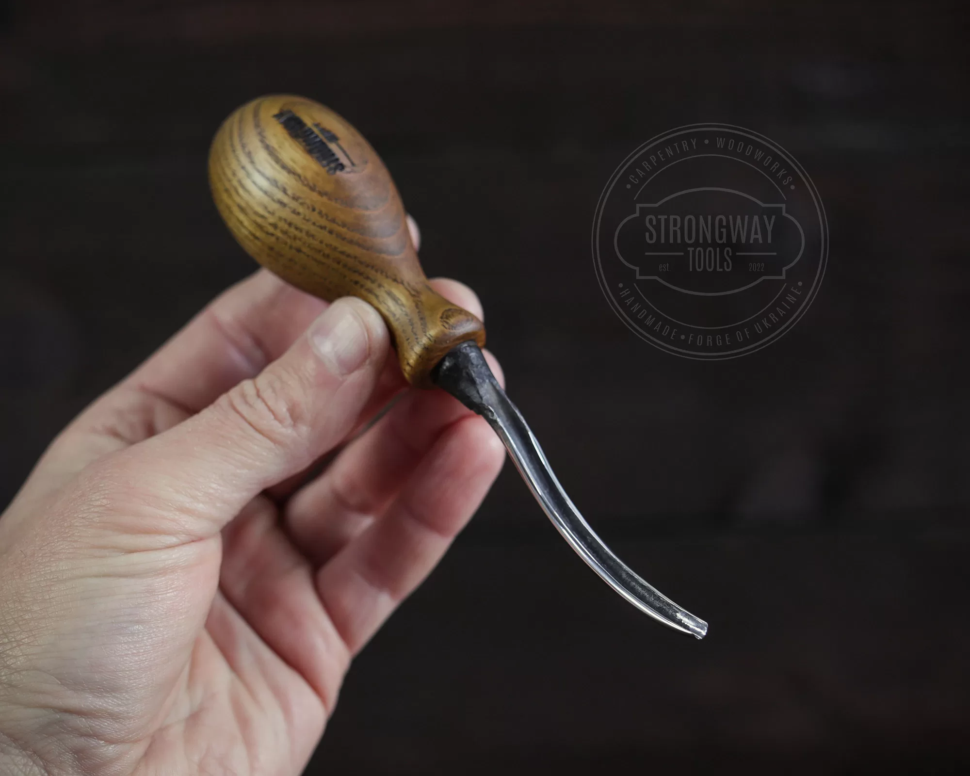 Bent Gouges Cutter Knife - The Spoon Crank