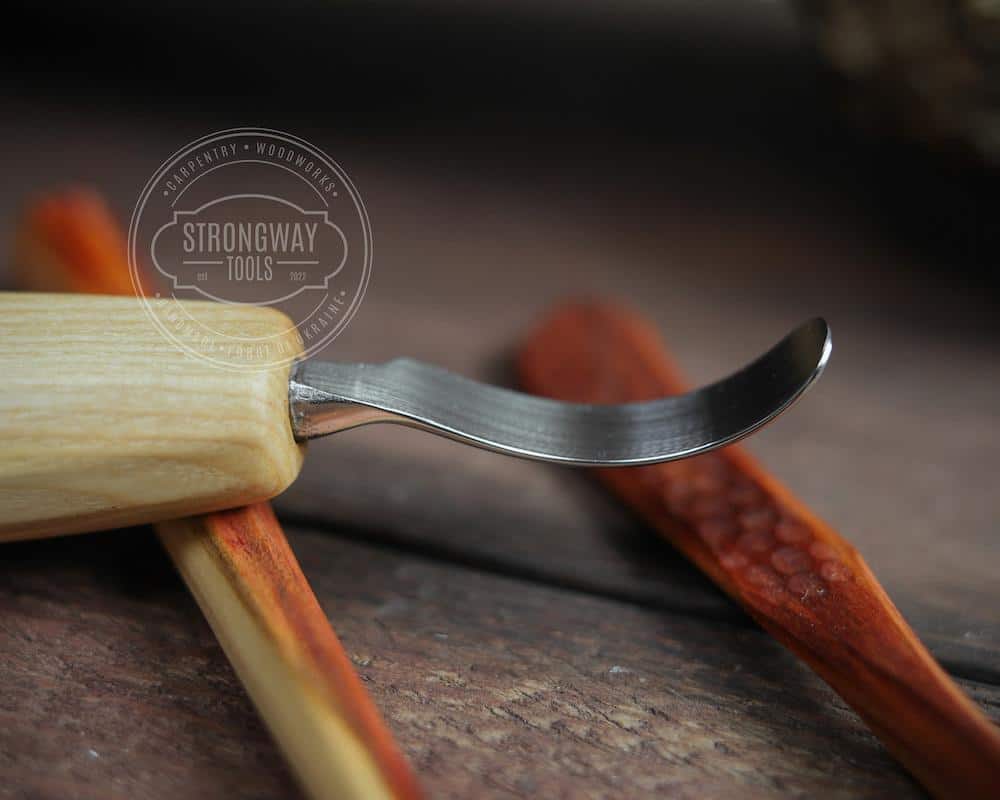 52100 Spoon Hook Knife - FC104 - The Spoon Crank