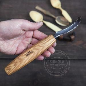 Hook knife with octagonal handle 2