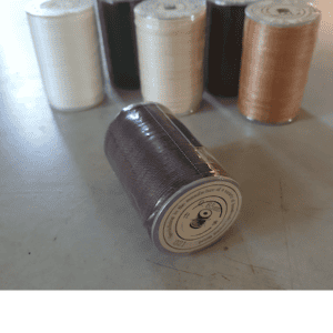 Polyester Round Waxed Thread - Dark Burgundy