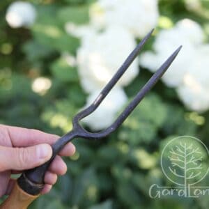 2-tine hand Weeding fork | Raised bed 2-tine weeding fork | Sneeboer 2 Tine Weeding Fork | Garden Tools