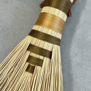 Broomcorn Hawk Tail Broom - Gold Cord