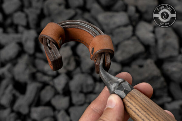 Middle TWCA Knife with Leather - Image 10