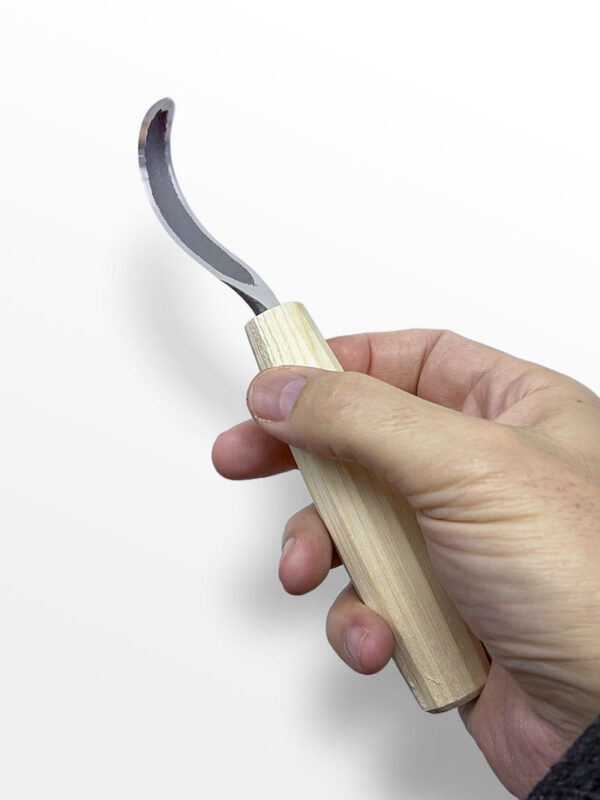 The hook knife 60 for spoon carving