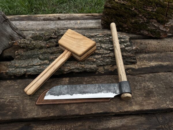 Splitting Froe with Wooden Mallet - Image 5