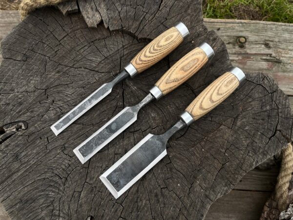 3-Piece Wood Carving Chisel Set - Image 7