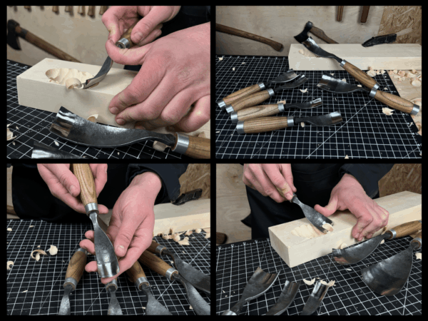 6-Piece Long Bent Gouge Set - Image 4
