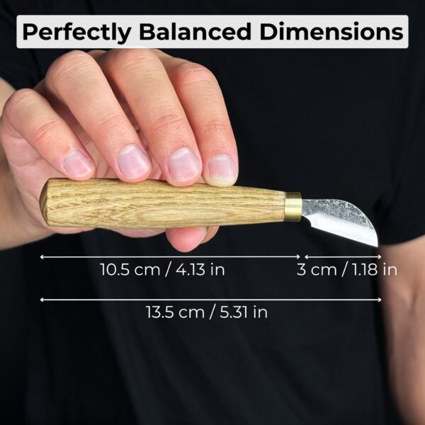 Chip Carving Knife, blade 3 cm (1.2 inches) - Image 5