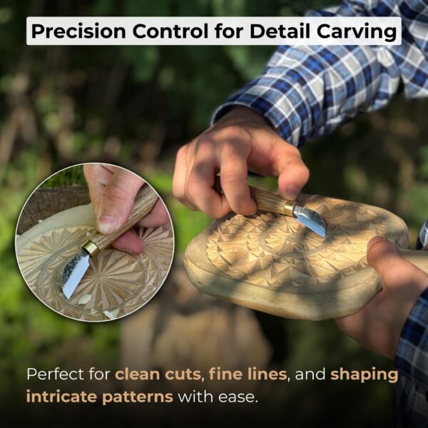 Chip Carving Knife, blade 3 cm (1.2 inches) - Image 7