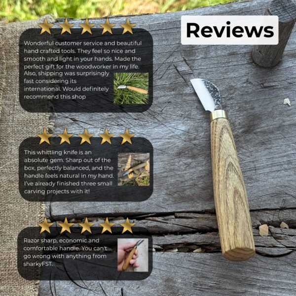 Chip Carving Knife, blade 3 cm (1.2 inches) - Image 9