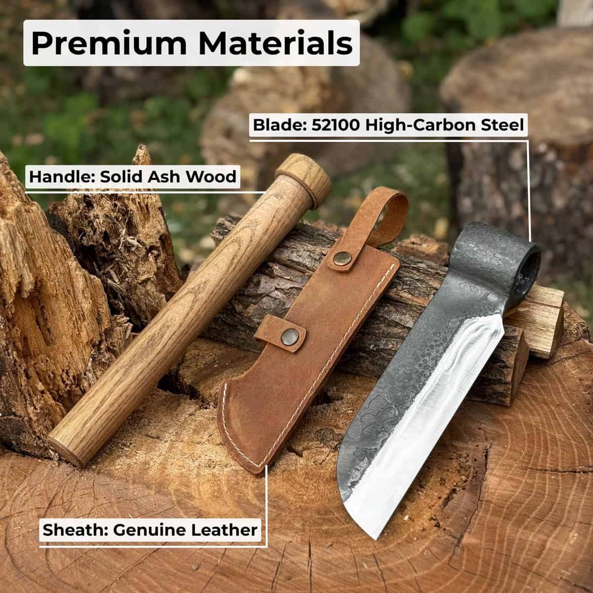 Hand-Forged Splitting Froe, Blade - 15.5 cm (6.1 inches) - The