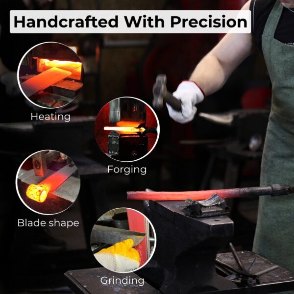 Hand-Forged Splitting Froe, Blade - 25.5 cm (10 inches) - Image 8