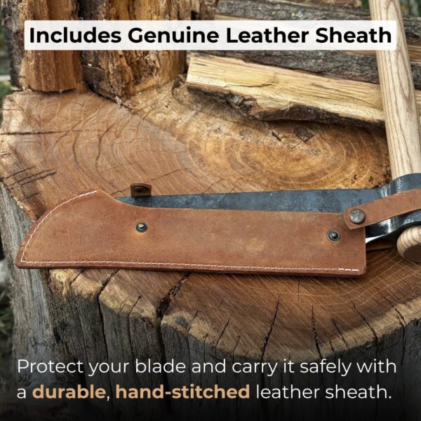 Hand-Forged Splitting Froe, Blade - 25.5 cm (10 inches) - Image 4