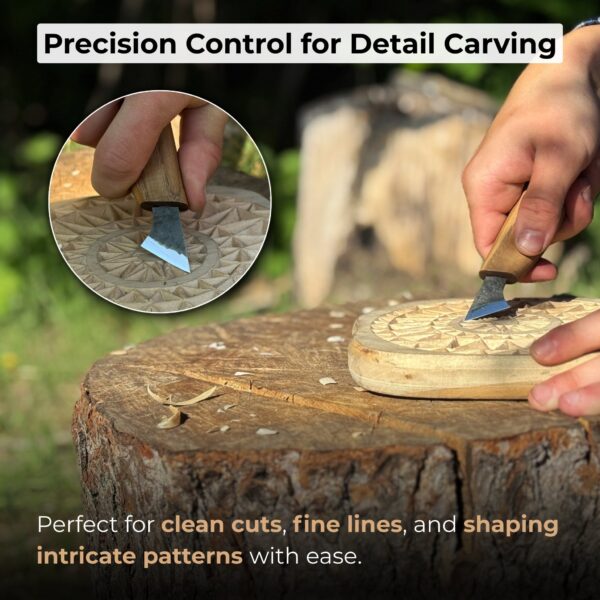 Wood Carving Knife, 2.5 cm (1 inch) - Image 7