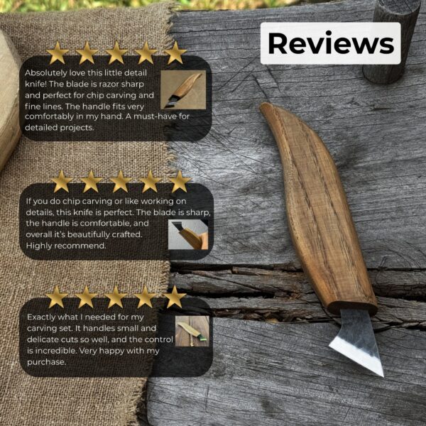 Wood Carving Knife, 2.5 cm (1 inch) - Image 9