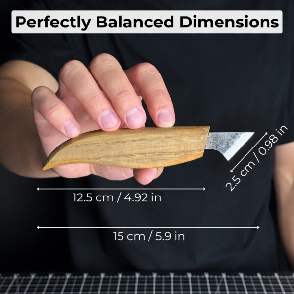 Wood Carving Knife, 2.5 cm (1 inch) - Image 5
