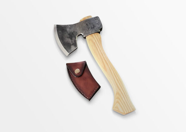The Sloyd carving axe hand-forged for spoon carving and green woodworking